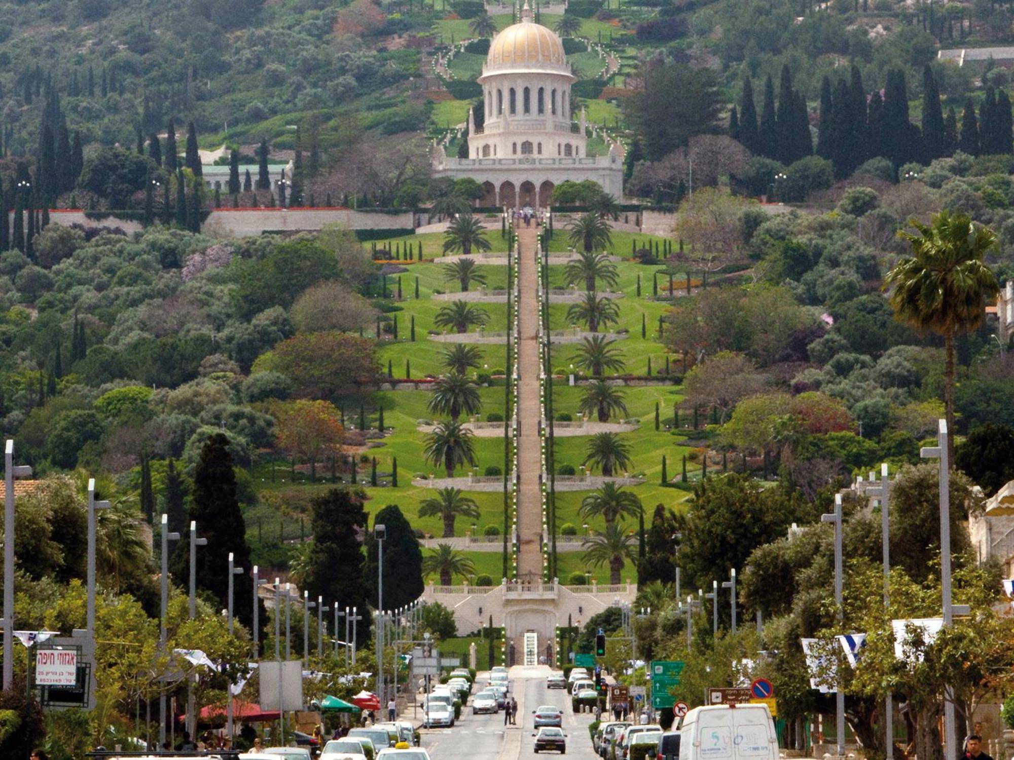Dan Panorama Haifa Hotel Dış mekan fotoğraf Bahá'í gardens